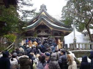 太平山三吉神社総本宮　初詣