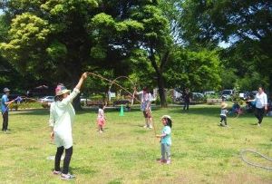 都立野川公園「親子スポーツ教室」親子で楽しくコミュニケーション！
