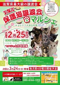 百町保護猫譲渡会＆マルシェ（2月）