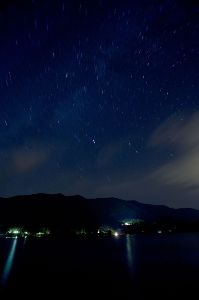 青木湖 　星空（曇りの場合夜）の湖面散歩＆ホタル観賞クルーズ