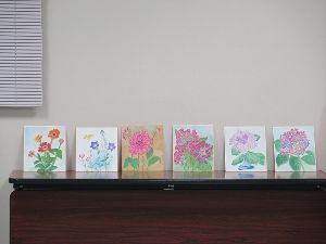 大垣市守屋多々志美術館実技講座「やさしい日本画教室　季節の花を描こう」