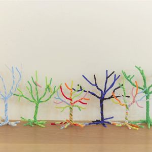 『どちらでもあるもの展―古賀充の視点』関連企画「木をつくろう」ワークショップ