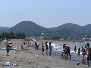 【海水浴】上総湊海水浴場