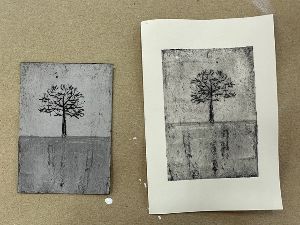 版画体験教室