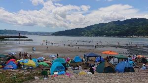 【海水浴】宇佐美海水浴場
