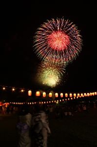 甘楽町発足65周年記念事業　甘楽町花火大会&商工会夏祭り