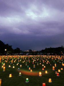 尾張旭市 維摩池キャンドルナイト