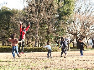 都立武蔵野公園「はらっぱスポーツ教室」（12月）