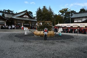 広島護国神社　とんど祭