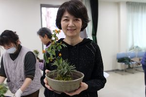 山野草の寄せ植え教室（1月）