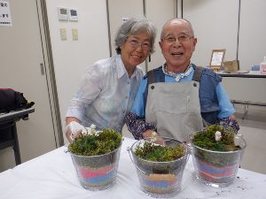 山野草の寄せ植え教室（2月）