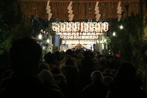 空鞘稲生神社　元旦祭