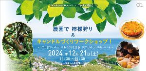 農園で檸檬狩り＆キャンドルづくりワークショップ ！