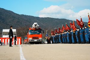 市制施行20周年記念 令和7年江田島市消防出初式