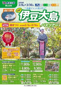 【高速ジェット船で行く】日帰り伊豆大島バスツアー