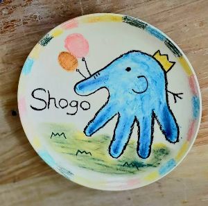 手形のお皿作り体験