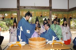 鏡の里元服式