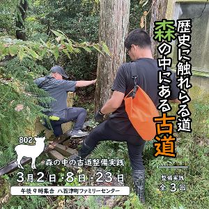 森の中にある古道～古道整備実践