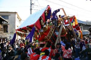 能地春祭のふとんだんじり