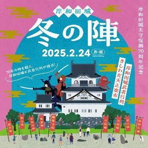 岸和田城冬の陣「岸和田城武者行列」「きしわだ天正楽市」