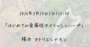 はじめての金属弦アイリッシュ・ハープ