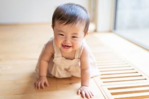 お子様と一緒に楽しむハイハイレース！INイオンタウンふじみ野