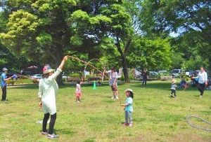 都立六仙公園「親子スポーツ教室」（4月）
