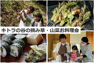 キトラの谷の摘み草・山菜お料理会