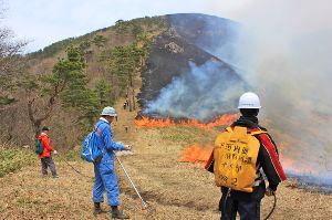 深入山の山焼き
