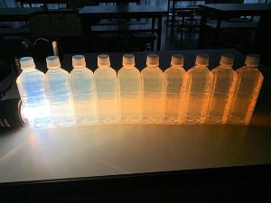 空色実験　夕焼けペットボトルをつくろう
