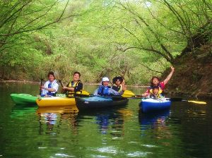 新緑〜初夏・碓氷軽井沢 ｢いろいろカヌー・カヤック体験｣ アウトドア 自然体験