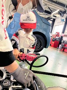 ホンダカーズ光東「キッズエンジニア体験」