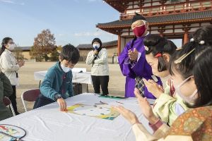 奈良時代を体験！！ よみがえった古代のゲーム「かりうち」対戦試合2025