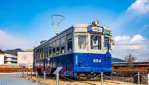 被爆電車［650形654号路面電車］車内公開（11月）