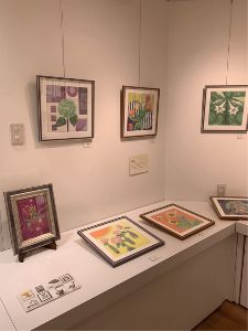 季節の草花を縫う キルティングアート展