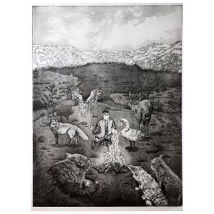 吉川愛美個展「アイヌ神話と日本神話」