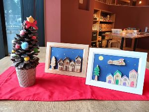 クリスマスアートフレーム作り