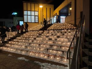 道の駅「ステラ★ほんべつ」冬あかり