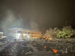 灯の回廊「うらがわら雪あかりフェスタ」