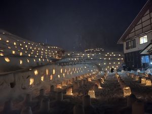 灯の回廊「安塚キャンドルロード」