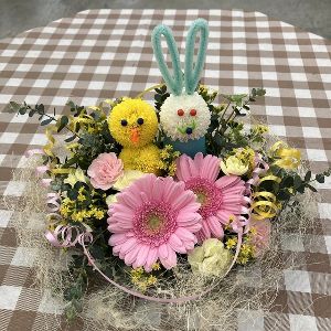 うさぎとひよこのイースターアレンジメント教室