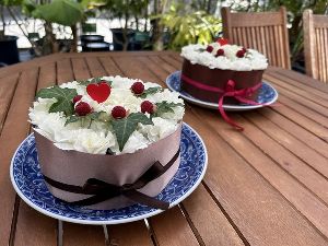バレンタインケーキアレンジメント教室