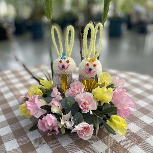 うさぎひな人形アレンジメント教室