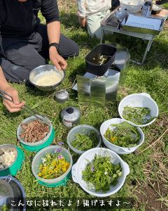 都会で春を味わう。摘みたて・揚げたて天ぷら体験