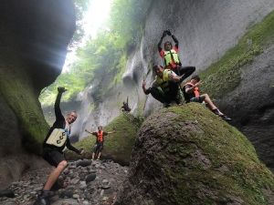 由布川峡谷探検ツアー　下流部編