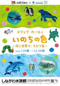 しながわ水族館 2026年特別展 「エリック・カールといのちの色 ー 同じ世界で、ちがう色 ー」