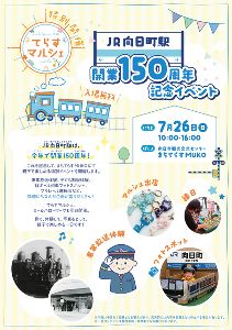JR向日町駅開業150周年記念イベント