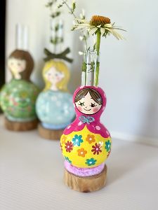 ひょうたん絵付け