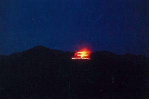 臼杵・王の字火まつり