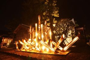 いずみマチ・テラス～竹灯籠でつなぐ光の祭典～